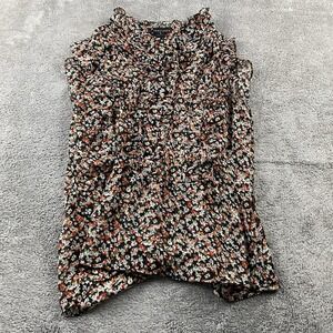 Twenty One  Sleeveless V Neck Floral Print Top Womens Small